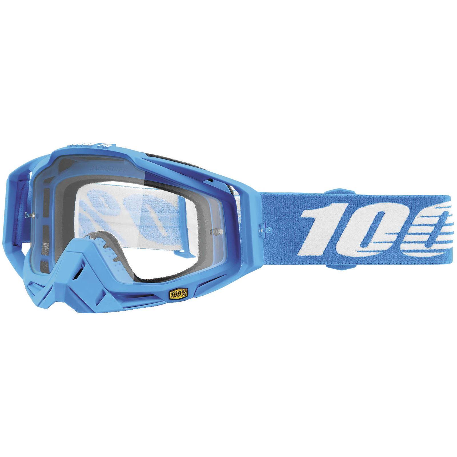100 Percent Racecraft Monoblock Goggles, Clear