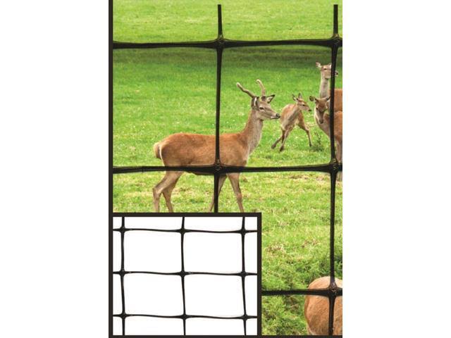 Tenax Polypropylene Deer Fence 7-1/2 ft. H x 100 ft. L - Black