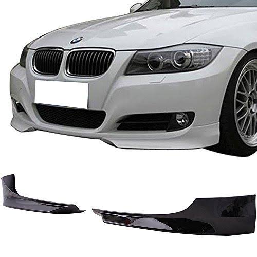 Fits 09-11 BMW 3 Series E90 LCI OE Style PP Front Splitter Lip Spoiler, Black