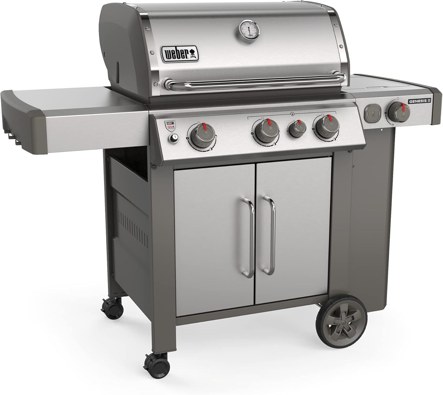 Weber 66016001 Genesis II E-335 3-Burner Natural Gas Grill, Black