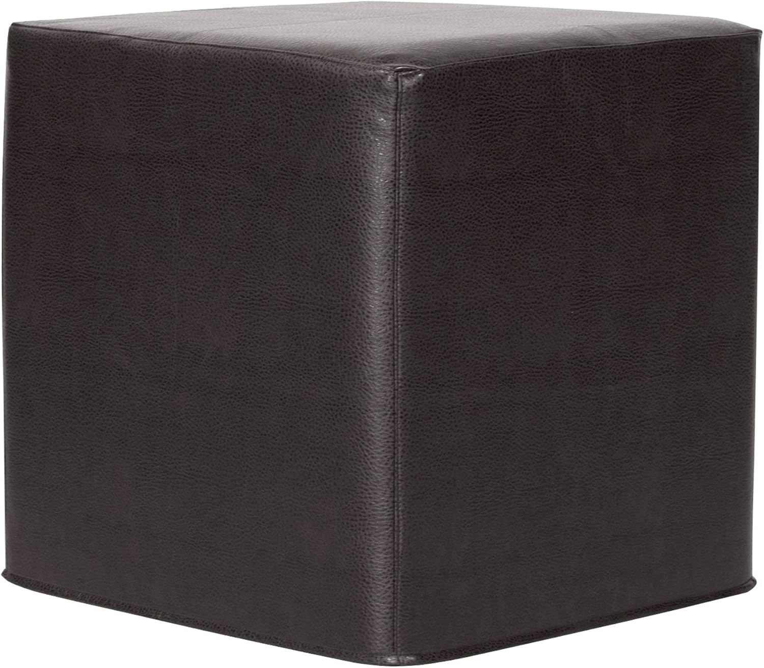 Howard Elliott No Tip Block Ottoman With Cover, Avanti Black