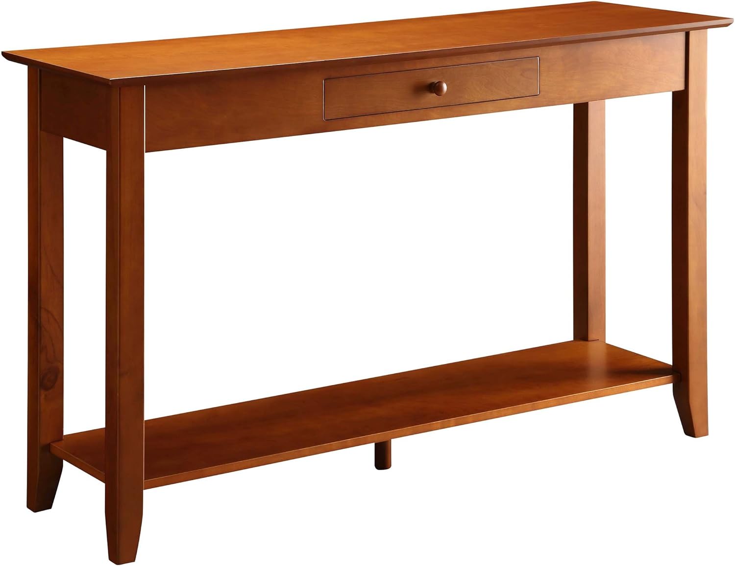Convenience Concepts American Heritage Console Table with Drawer, Black