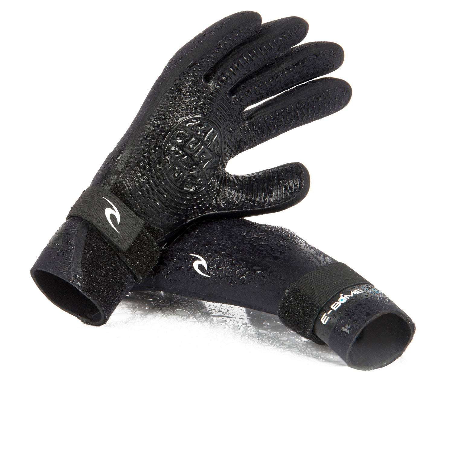 Rip Curl Glove E-Bomb 2mm 5 Finger Neoprene Black