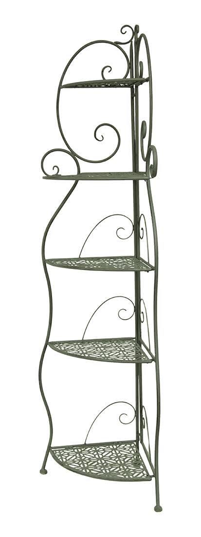 Privilege 51 inch Tall Metal 5 Tier Corner Rack