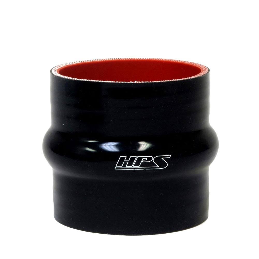HPS HTSHC-700-L6-BLK 7x22 ID 6x22 6-Ply Black Silicone Hump Coupler Hose