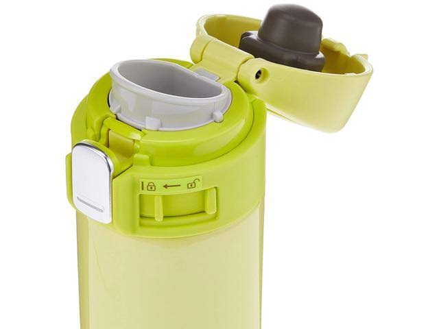 Zojirushi Stainless Vacuum Mug, 10 oz/0.30 L, Lime Yellow