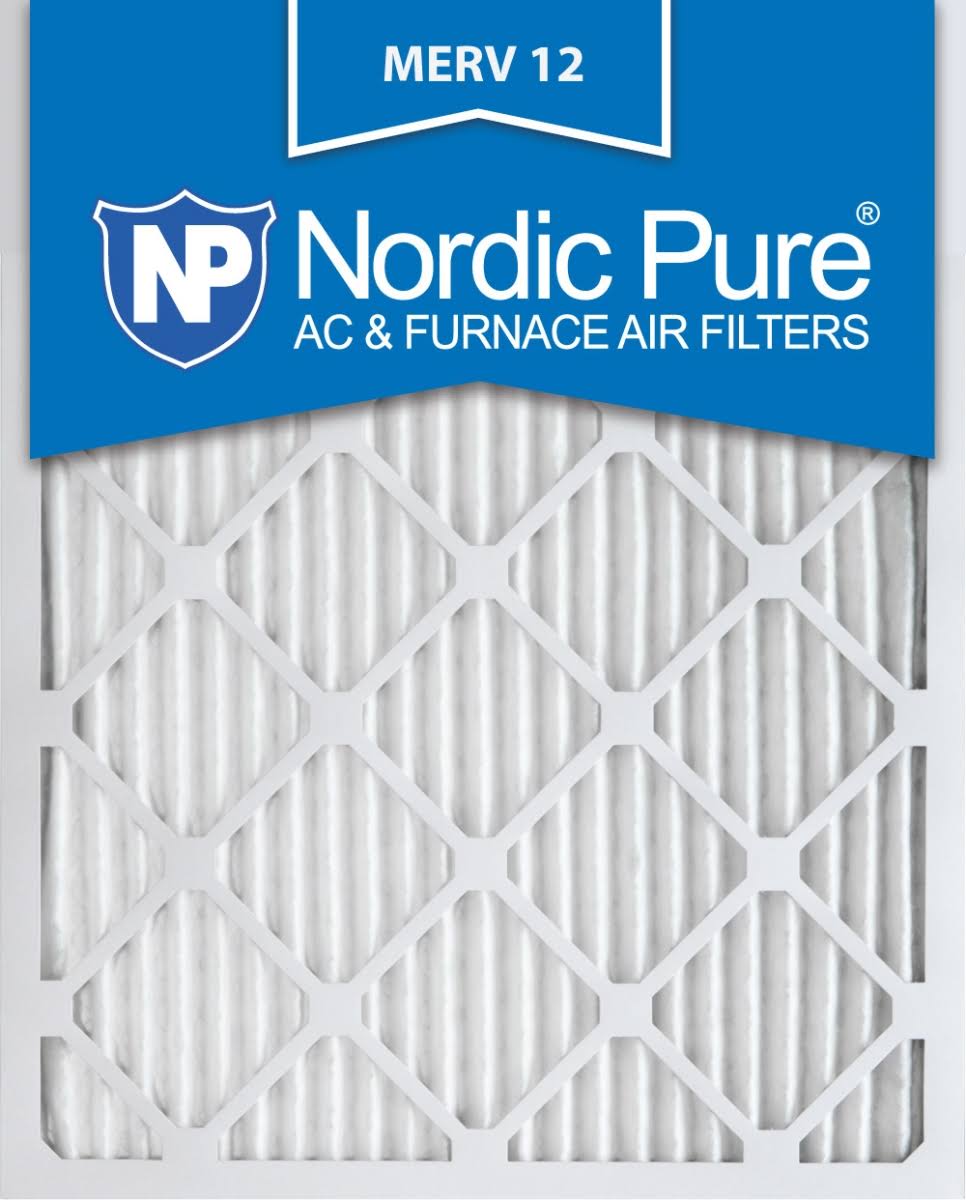 Nordic Pure 19x25x1CustomM12-6 MERV 12 AC Furnace Filters 19 x 25 x 1 in. - Pack of 6