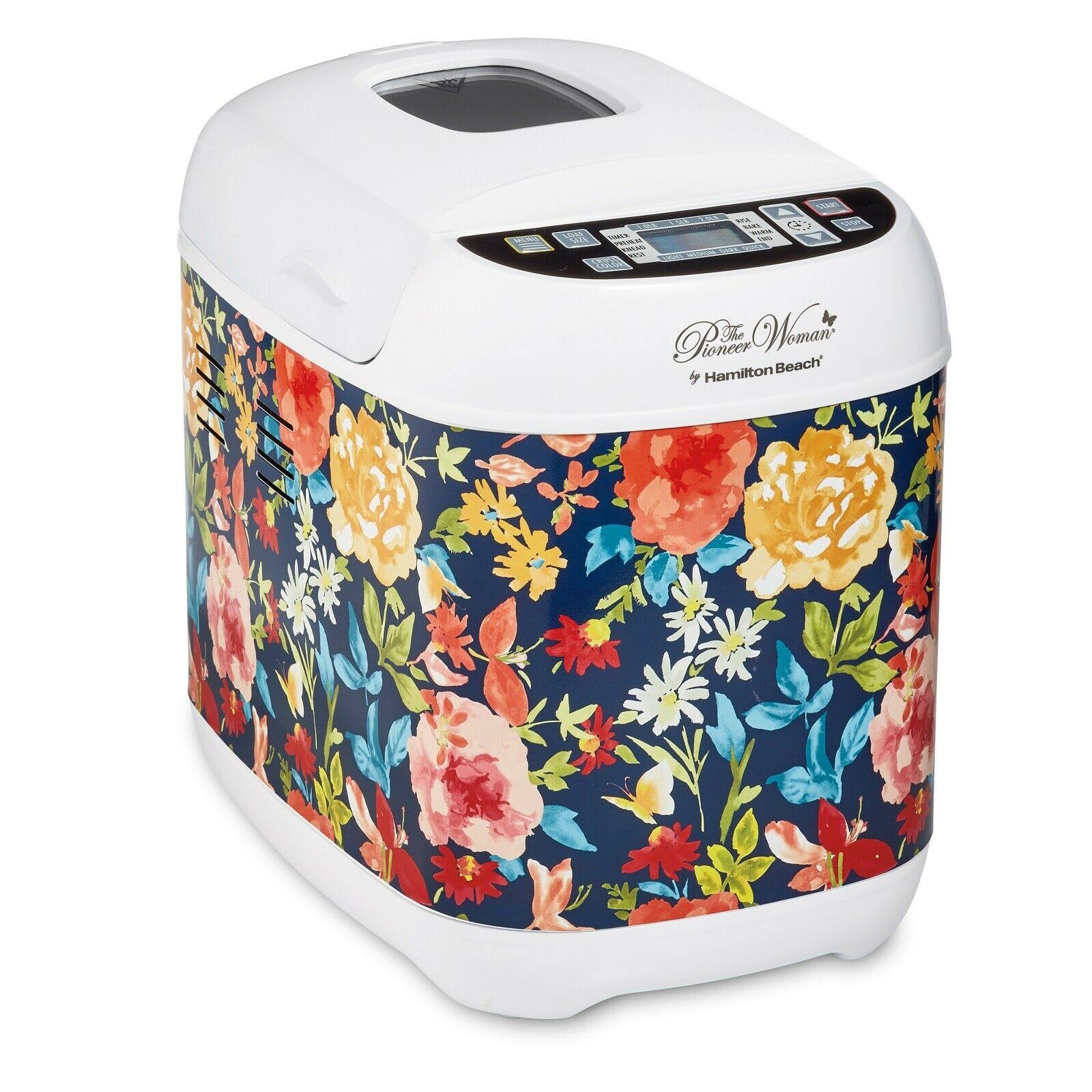 The Pioneer Woman Artisan Dough u0026 Bread Maker by Hamilton Beach, Fiona Floral