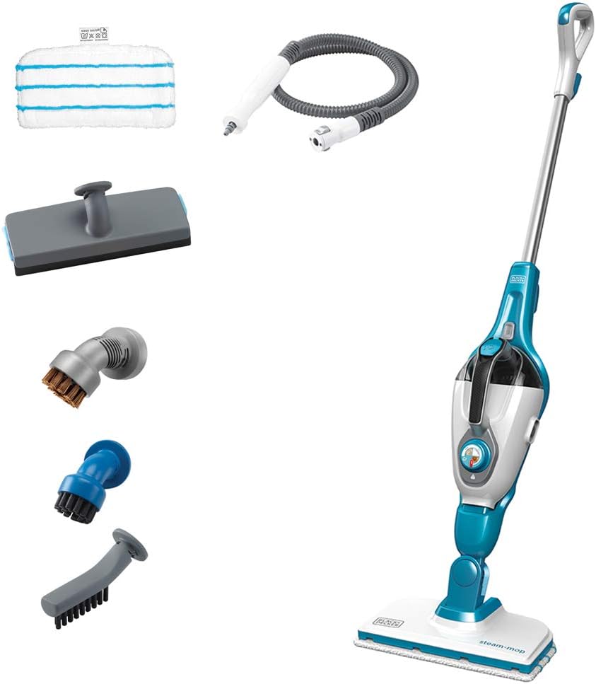 BLACK+DECKER B+D HSMC1321 2in1 STEAM MOP and Portable Steamer