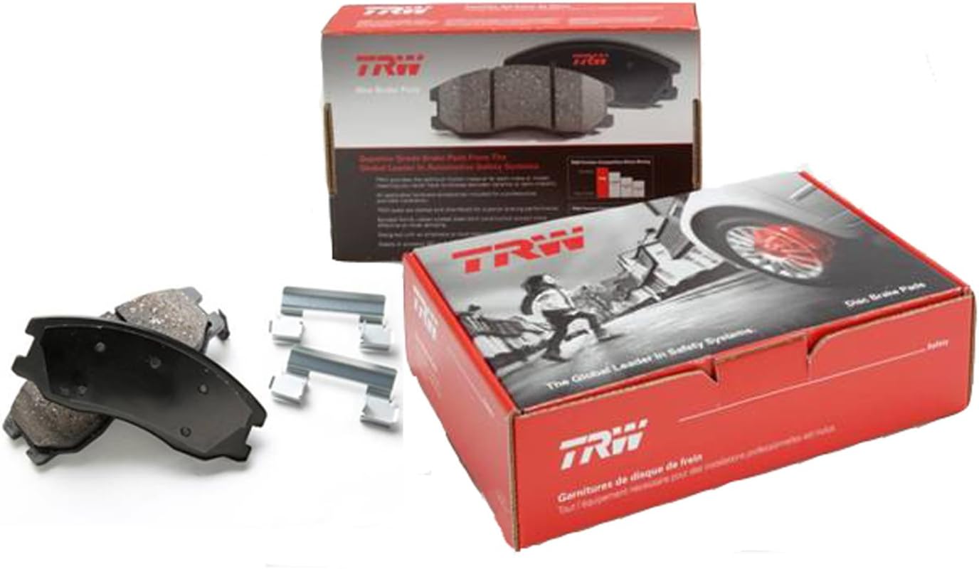 TRW Automotive TPM0031 Disc Brake Pad Set for Volvo 240: 1990-1993 and other applications, Black