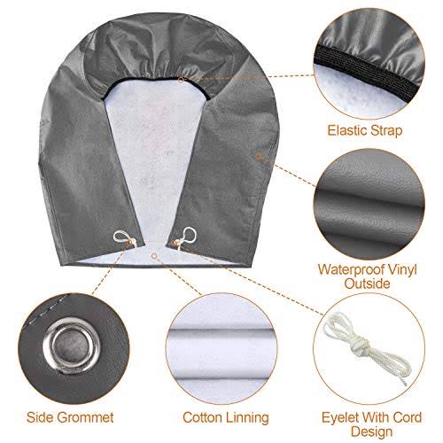 Leader Accessories 4pcs RV Tire Wheel Covers Camper Car Trailer Truck Fits