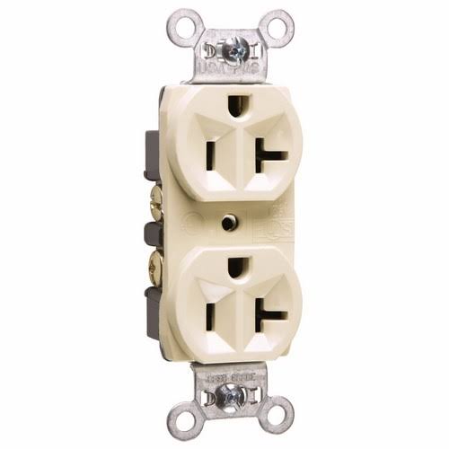 Pass u0026 Seymour CRB5362-LA 20A 5-20R Duplex Receptacle