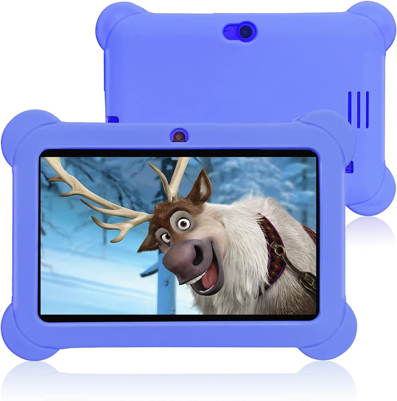 7inch Kids Android Tablet 16GB Hard Drive 1GB RAM Wi-Fi Camera Bluetooth Play Store Apps Games (Pink) Pack of 2