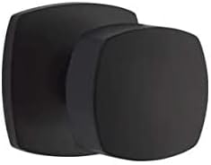 Emtek Privacy Set, Urban Modern Rosette, Freestone Knob (Satin Brass)