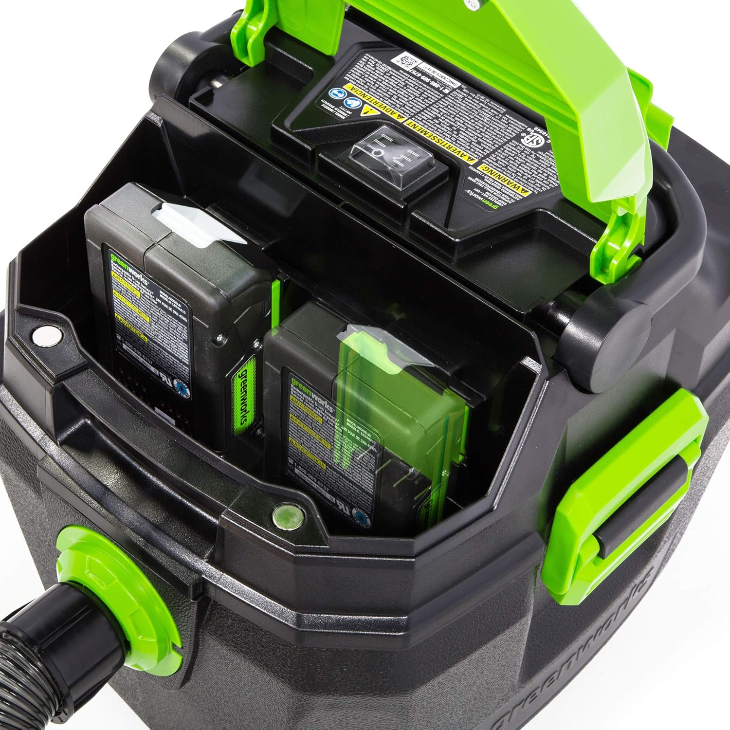 24V Cordless Wet/Dry Shop Vacuum, 2.0 Ah Battery Included BVU24211