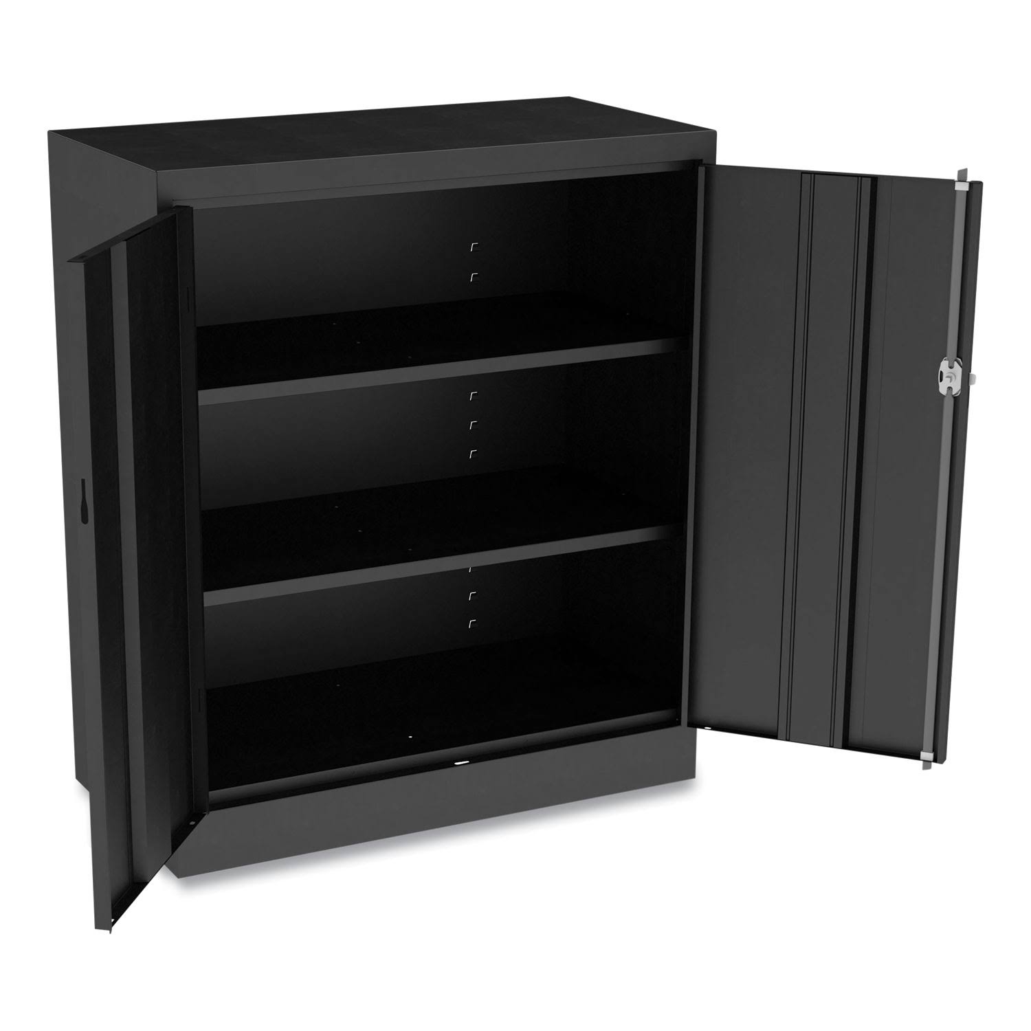 Alera Economy Assembled Storage Cabinet | 36W x 18d x 42h | Black