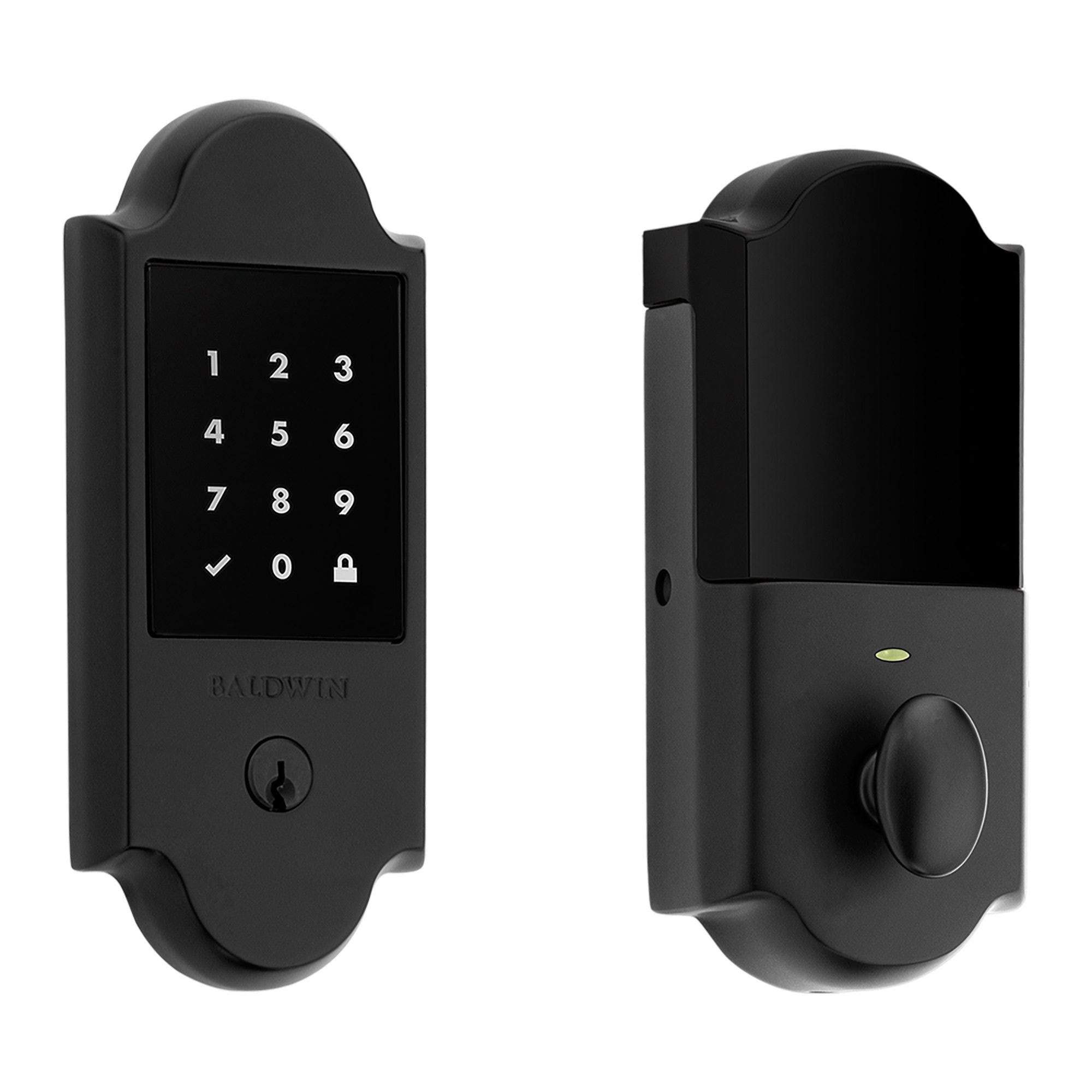 Baldwin 8235.ZW Touchscreen Boulder Z-Wave Deadbolt - Satin Black
