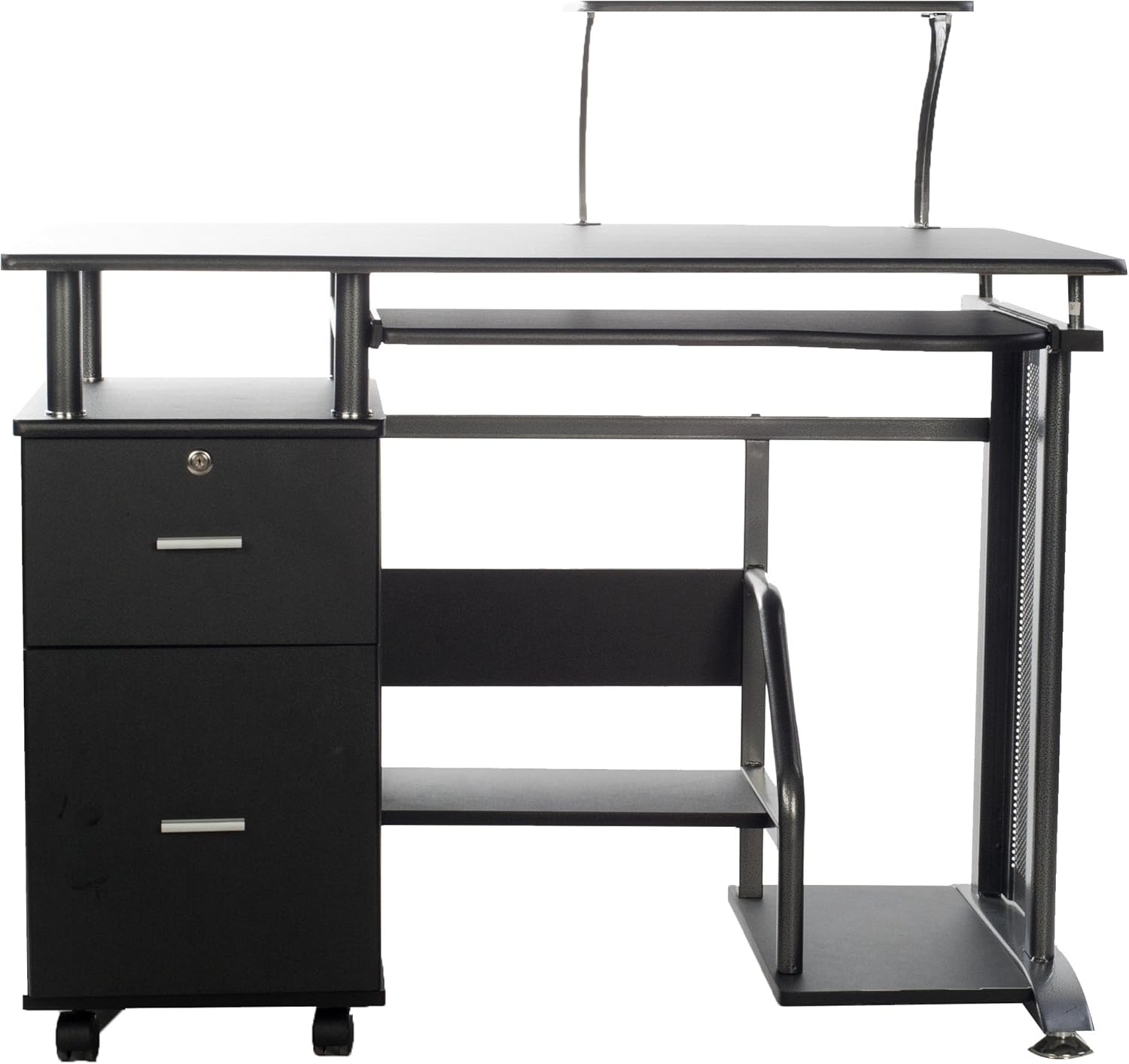 OneSpace Rothmin Computer Desk with Storage Cabinet