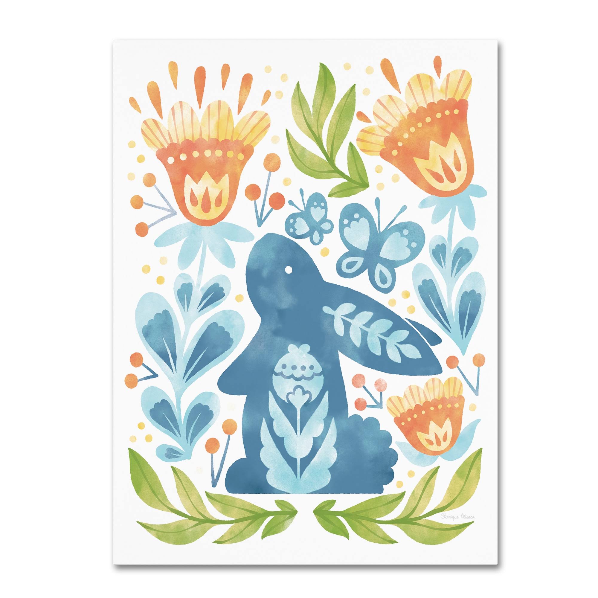 Trademark Fine Art Wap01297-C2432Gg Cleonique Hilsaca 'Spring Fling I'