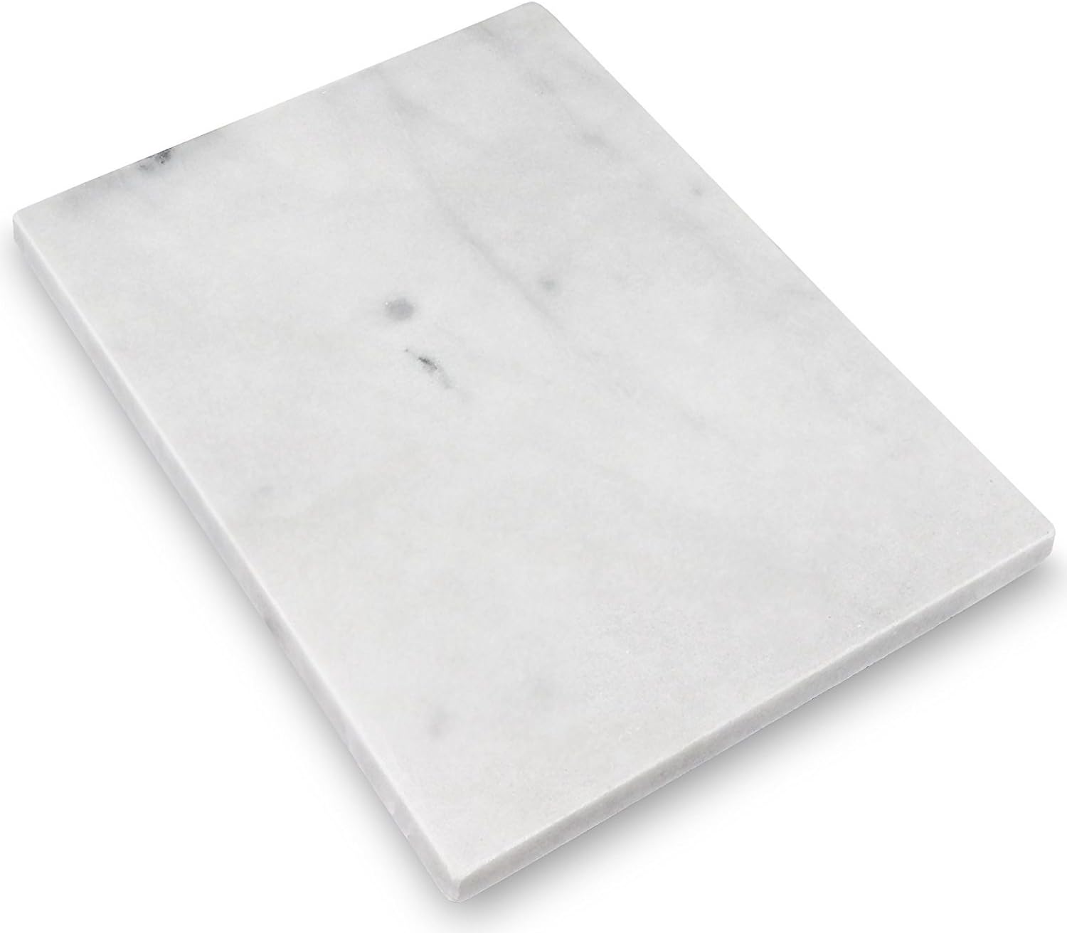 Greenco GRC0552 White Marble Pastry Board, 16 x 12 Pack of 2