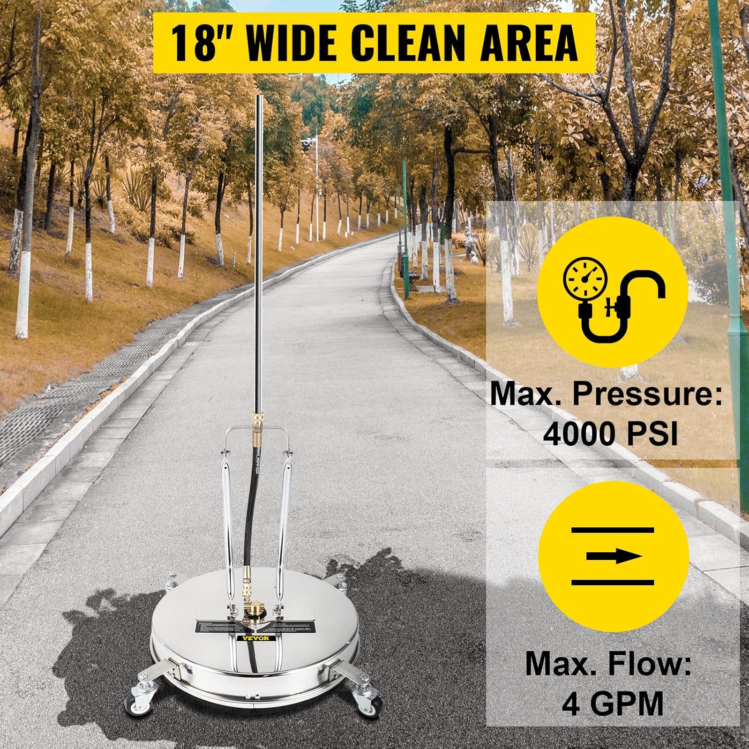 VEVOR Pressure Surface Cleaner, 18