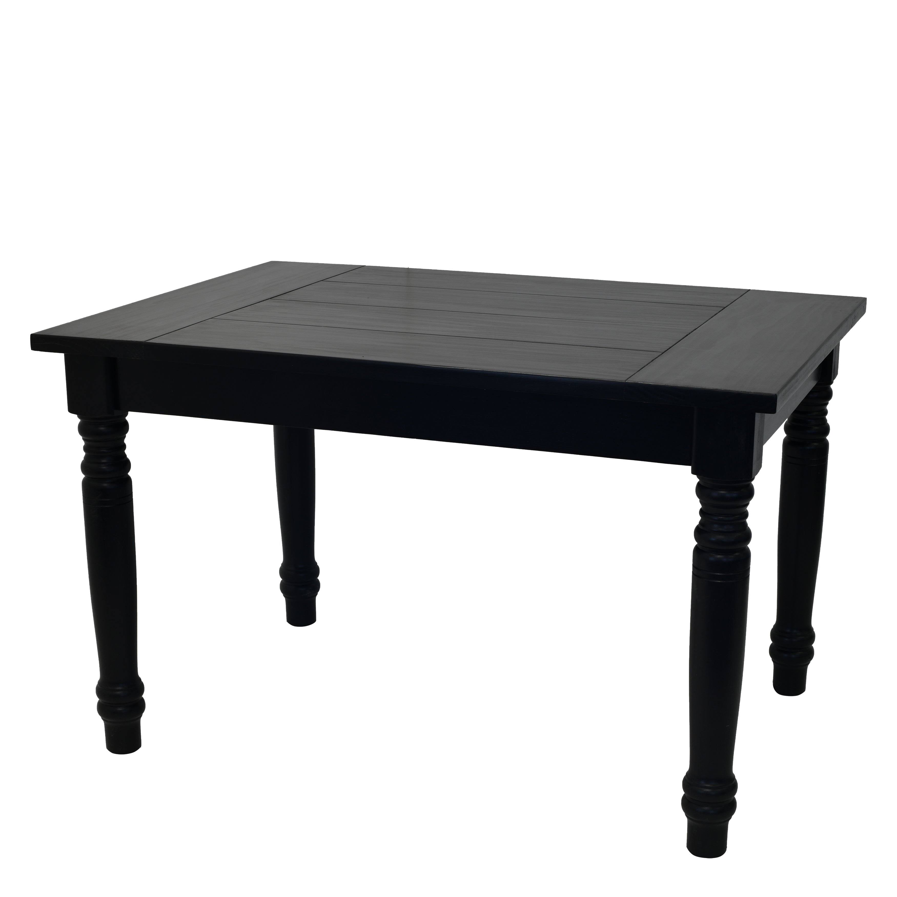Black English Farmhouse Table 66 Inches