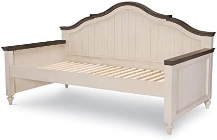Legacy Classic Brookhaven Daybed Twin Vintage Linen and Rustic Dark Elm Wood