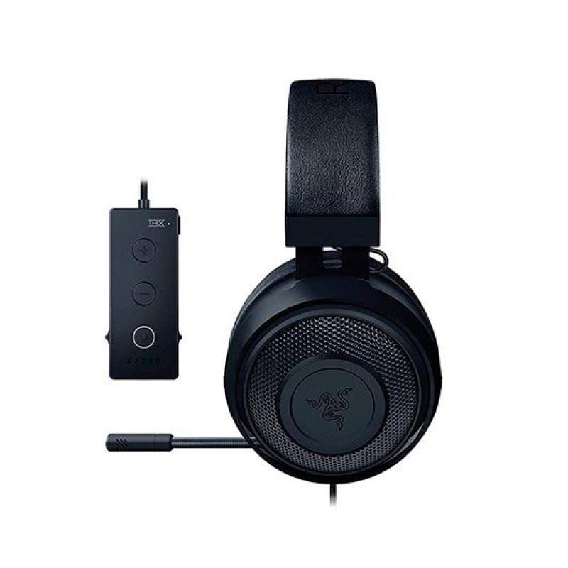 Razer Kraken Over-Ear Headset - Uni-Directional - Black