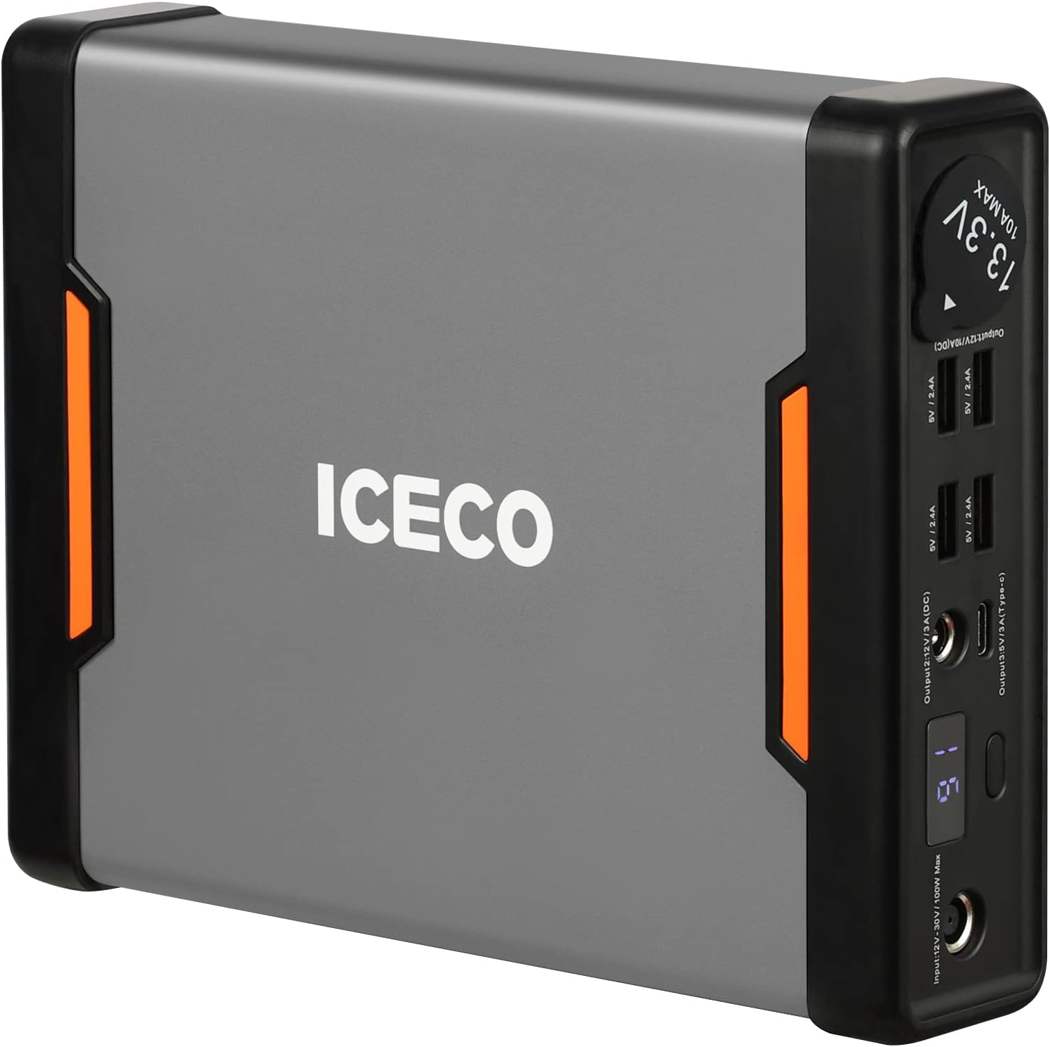 ICECO Portable Power Station PB250 69600mAh, 250Wh Outdoor Solar Generator Mobile Lithium Battery Pack with 2 DC Ports/4 USB Ports/Battery level display for Road Trip Camping, Outdoor Adventure, Hunting Emergency (Suitable for all ICECO Refrigerators