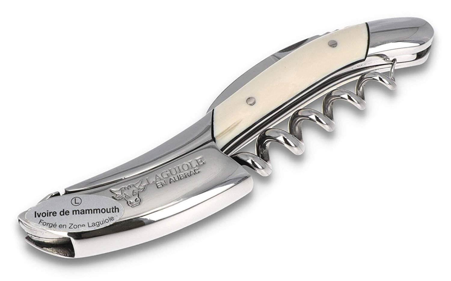 Laguiole en Aubrac Sommelier Waiter&s Corkscrew with Acacia Wood Handle