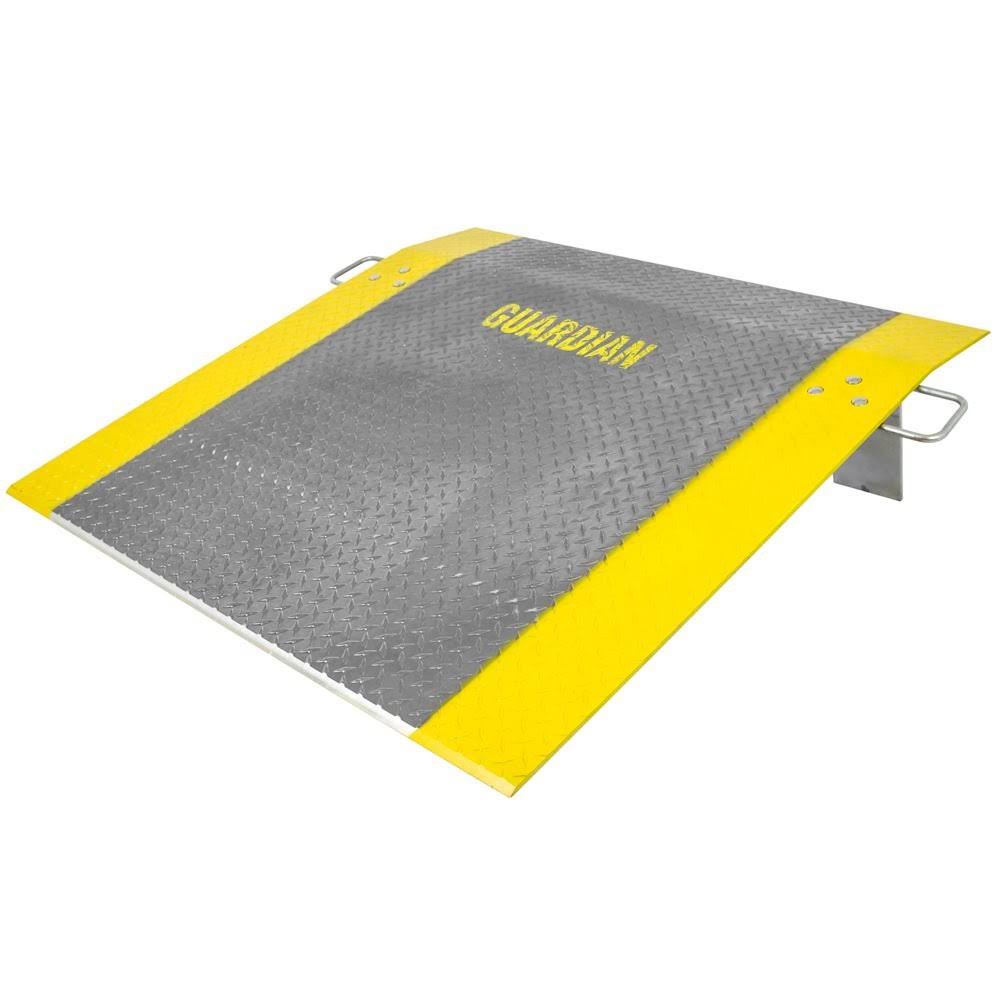 Guardian 48x22 x 48x22 Aluminum 2,600 lb Pallet Jack Loading Dock Plate