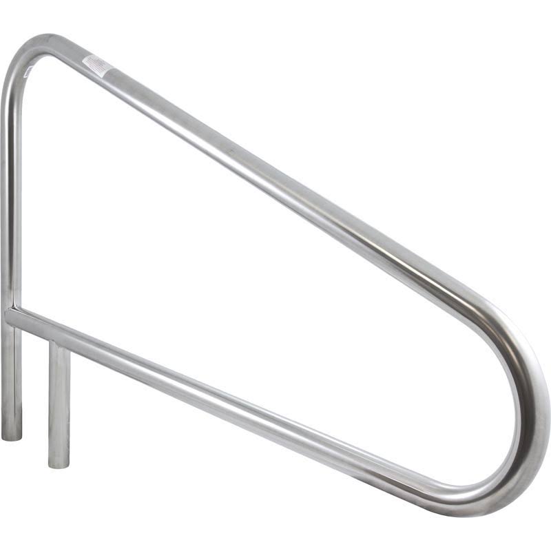 Inter-Fab Deck D3BD049 Stainless Steel 3 Bend Braced Rail with 54x22 Span