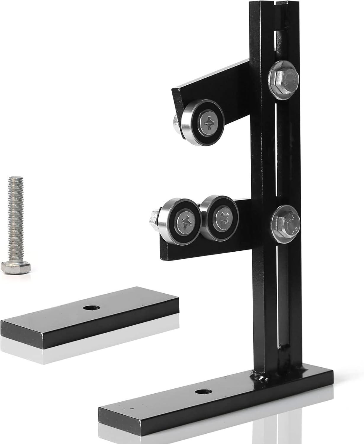 FJL FORCE Wood Lathe Steady Rest, Lathe Steady Rest, Lathe Tool Rest Wood Cast Iron Steady Rest, Wood Lathe Tools and Accessories with Three Metal Fixing Wheels