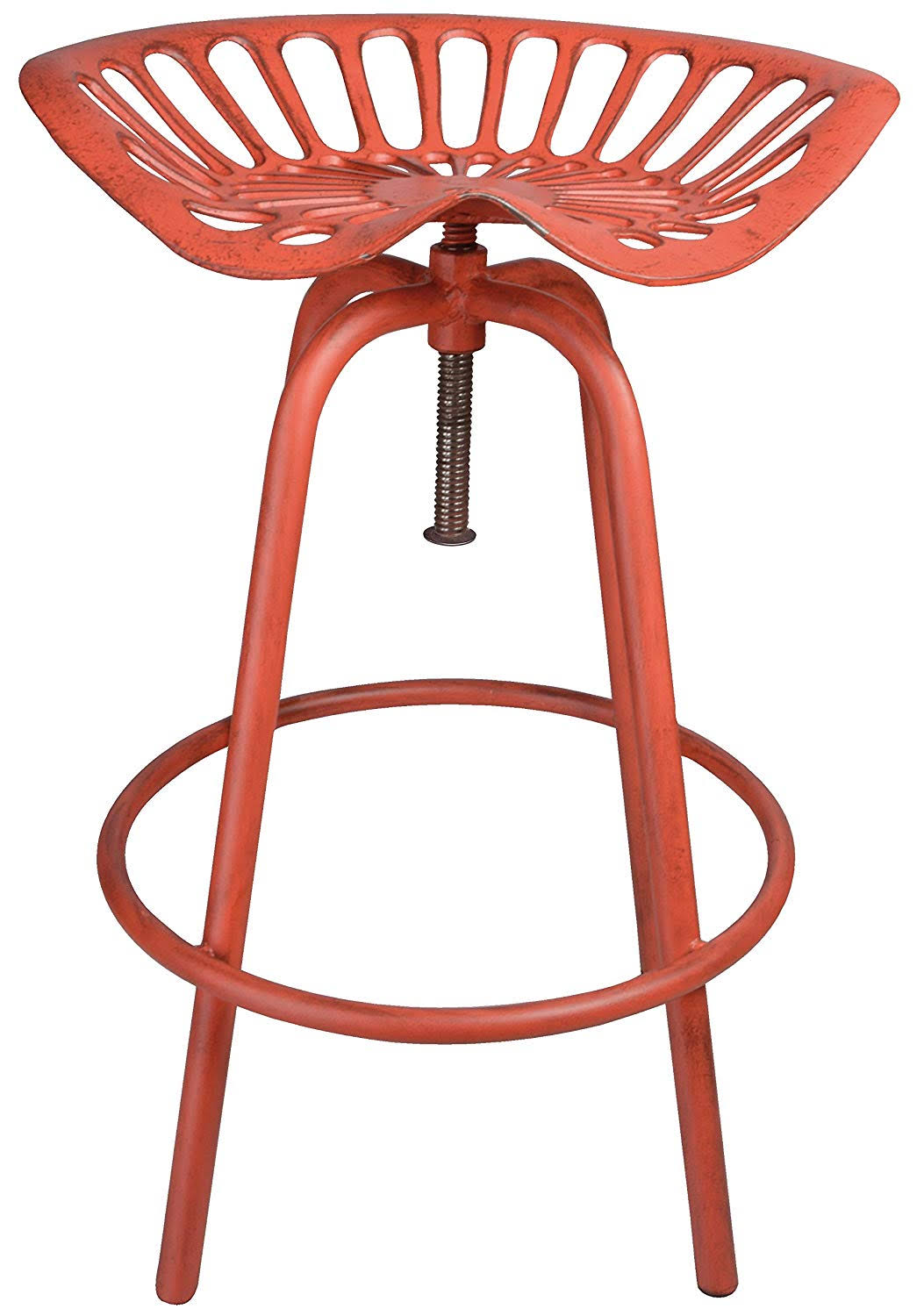 nach Tractor Seat Stool, Red