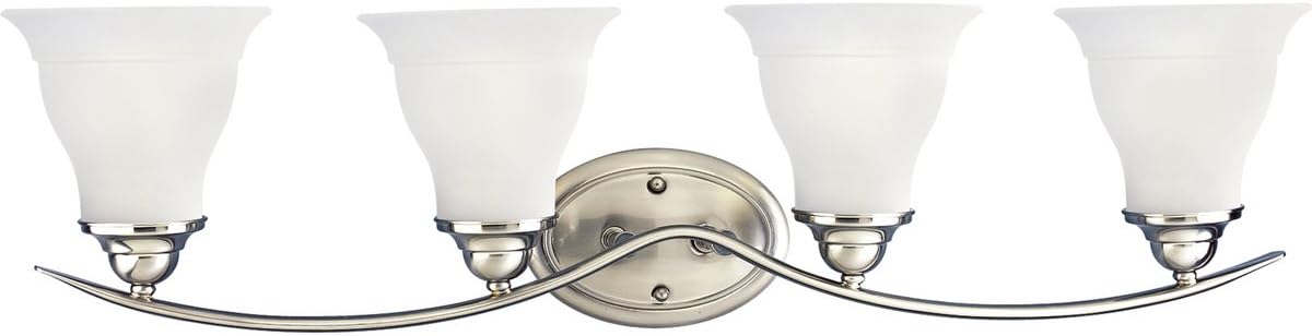 Progress Lighting P3193-15 Transitional Two Bath from Lucky Collection Finish Lighting Accessory, 33-1/4-Inch Width x 11-Inch Height, Polished Chrome