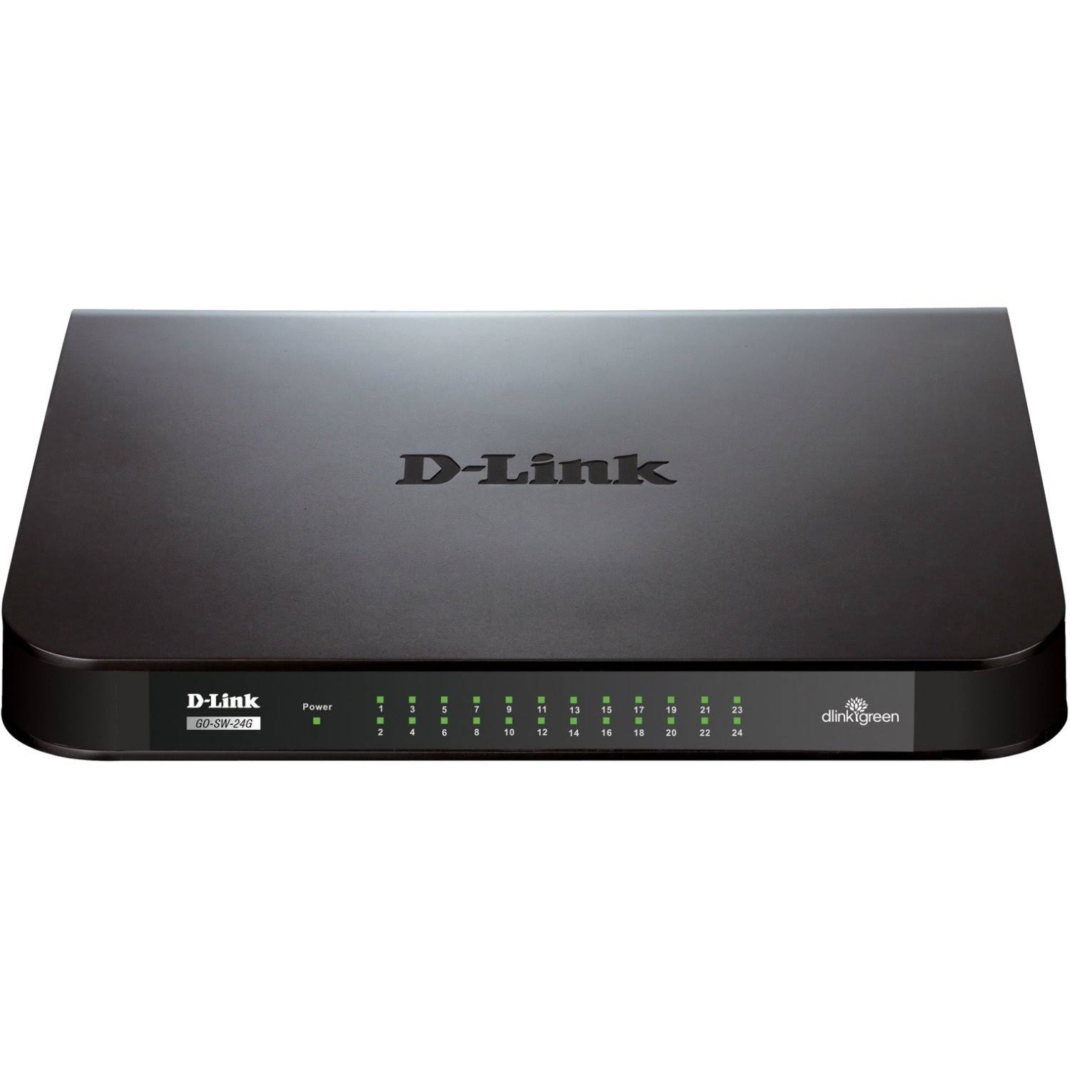 D-Link Go-sw-24ge 24-Port Gigabit Unmanaged Desktop u0026 Rackmount Switch