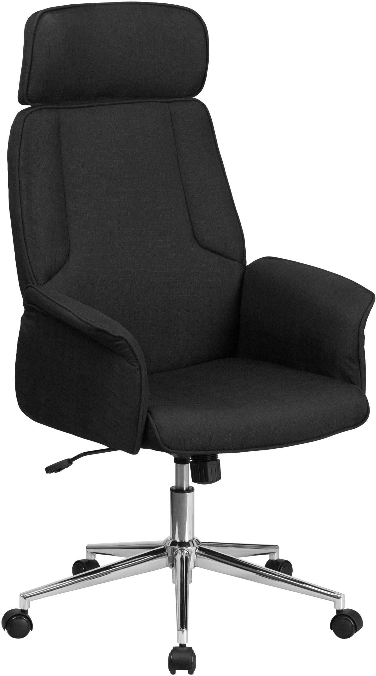 Flash Furniture Fabric Swivel Office Chair, Black