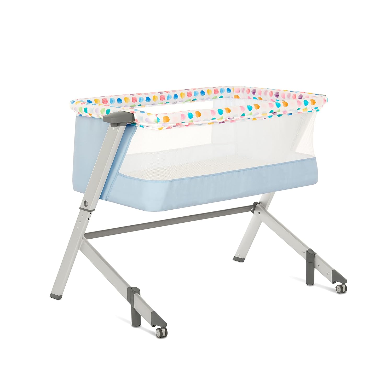 Dream On Me Flora Bassinet | Compact & Modern, Black and White