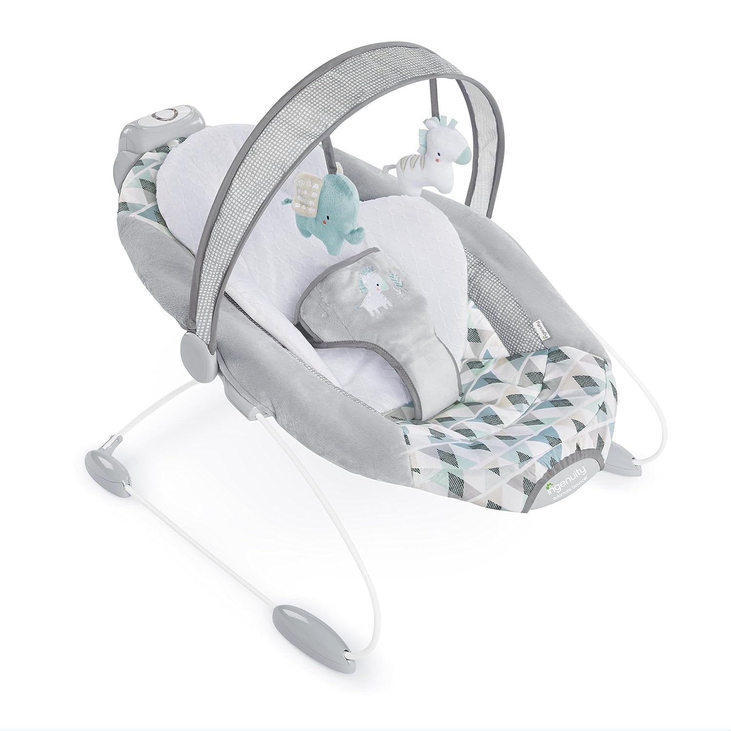 Ingenuity SmartBounce Automatic Hands-Free Baby Bouncer Seat - Braden Pack of 2