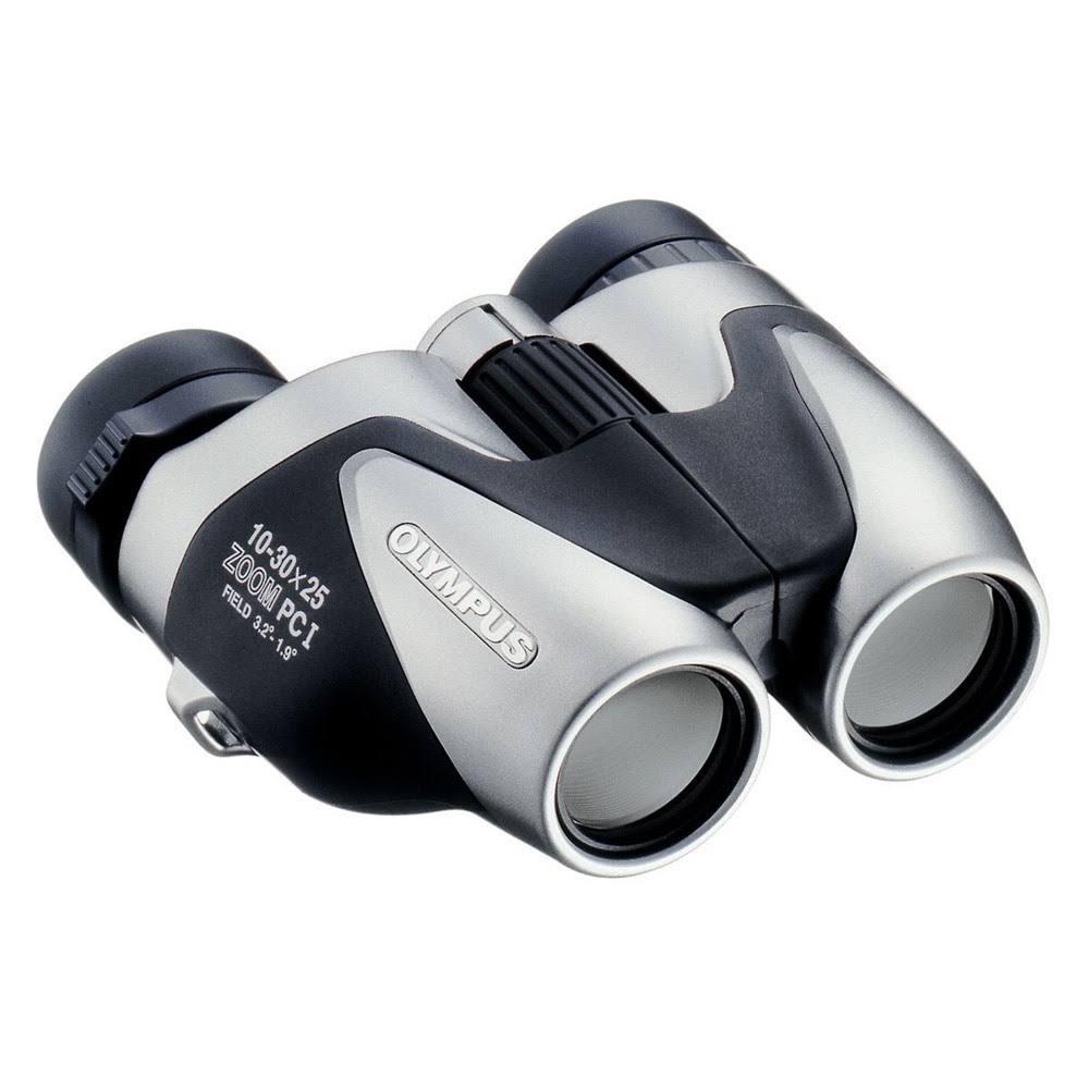 Olympus Tracker 10-30x25 PC I Binoculars - Zoom - Black/silver