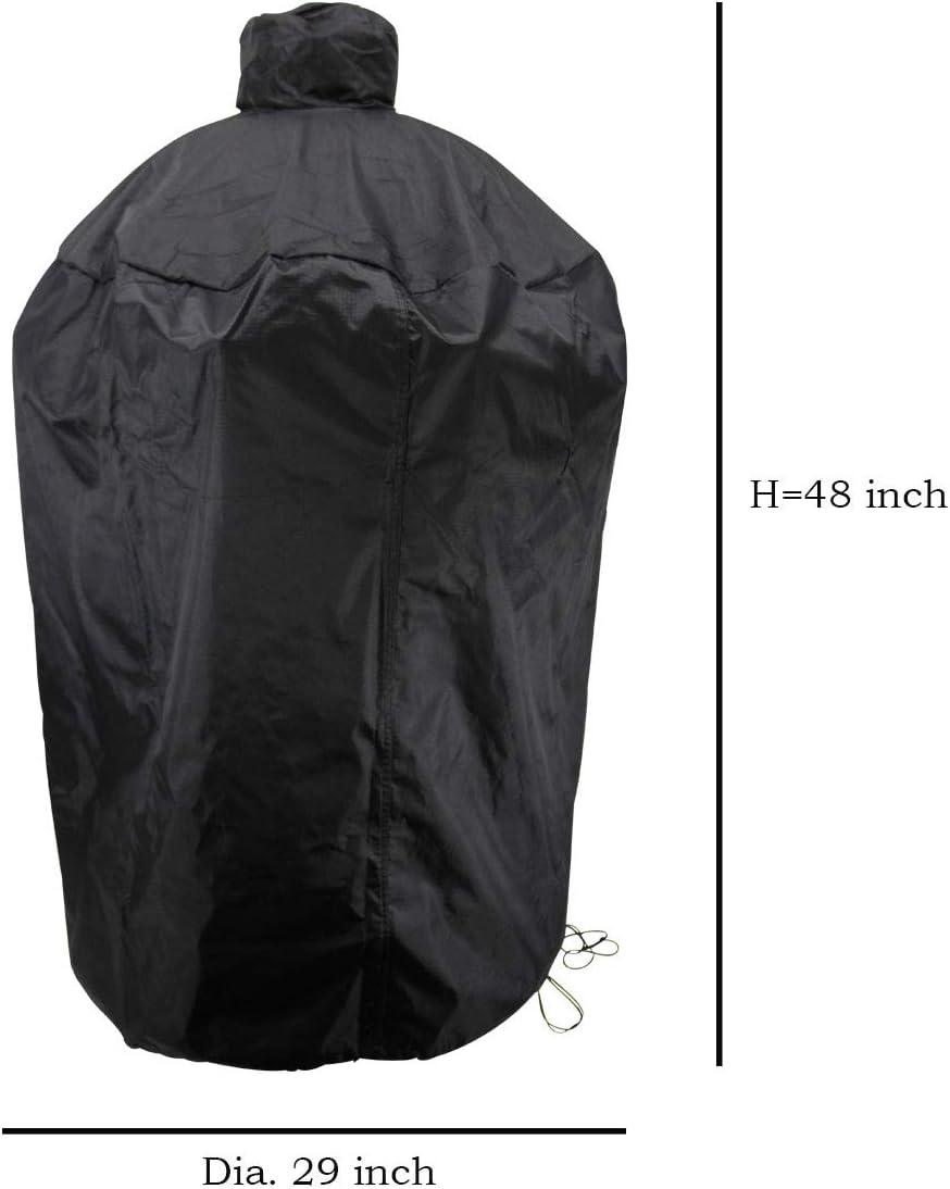 Dracarys Grill Cover for Large Big Green Egg Accessories,Ceramic Grill Full Cover for Large Big Green Egg Kamado Joe Classic,Waterproof Grill Cover Long Enough (M-29 inch)