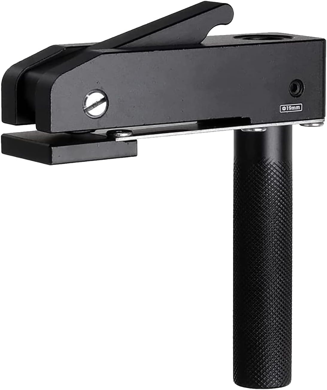 Hold Down Workbench Clamp, 19/20mm Dog Down Bench Clamp Hold Fast Fixed Clip, Aluminum Alloy Desktop Quick Acting Hold Woodworking Clamp (19mm(3/4''), 4)