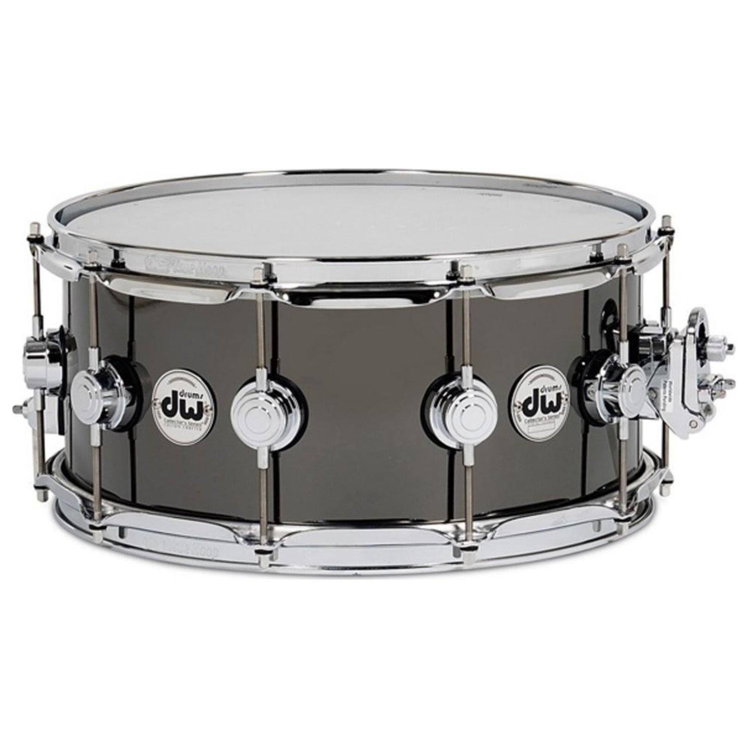 DW DRVB6514SVC Black Nickel Over Brass Collector&s Series Snare Drum