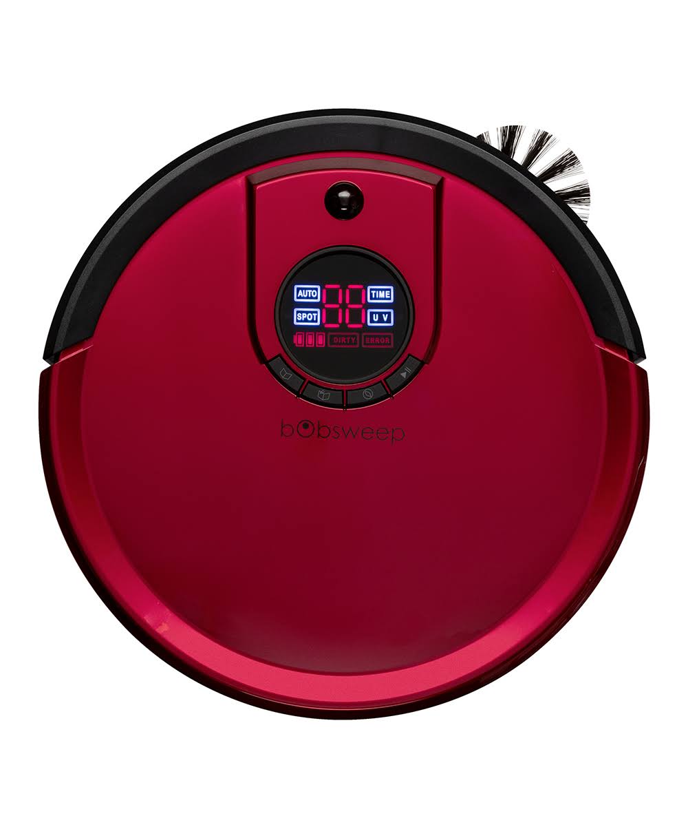 bObsweep Bob Standard Wet/Dry Robotic Vacuum - Bagless - HEPA - Rouge