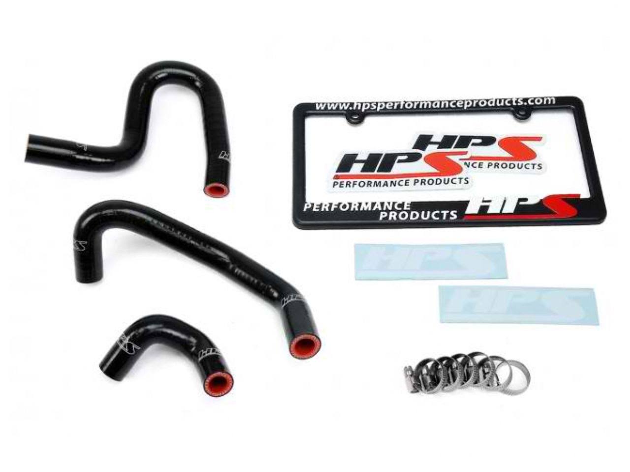 HPS Reinforced Black Silicone Heater Hose Kit Coolant for Toyota 96-02 4Runner 3.4L V6 without Rear Heater