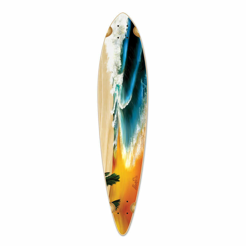 Yocaher Pintail Beach Longboard Deck