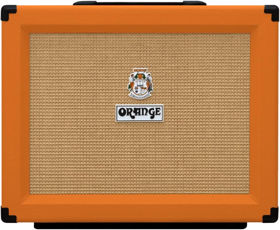 Orange PPC112 1x12-Inch Closed-Back Speaker Cabinet Bundle with Instrument Cable and Austin Bazaar Polishing Cloth