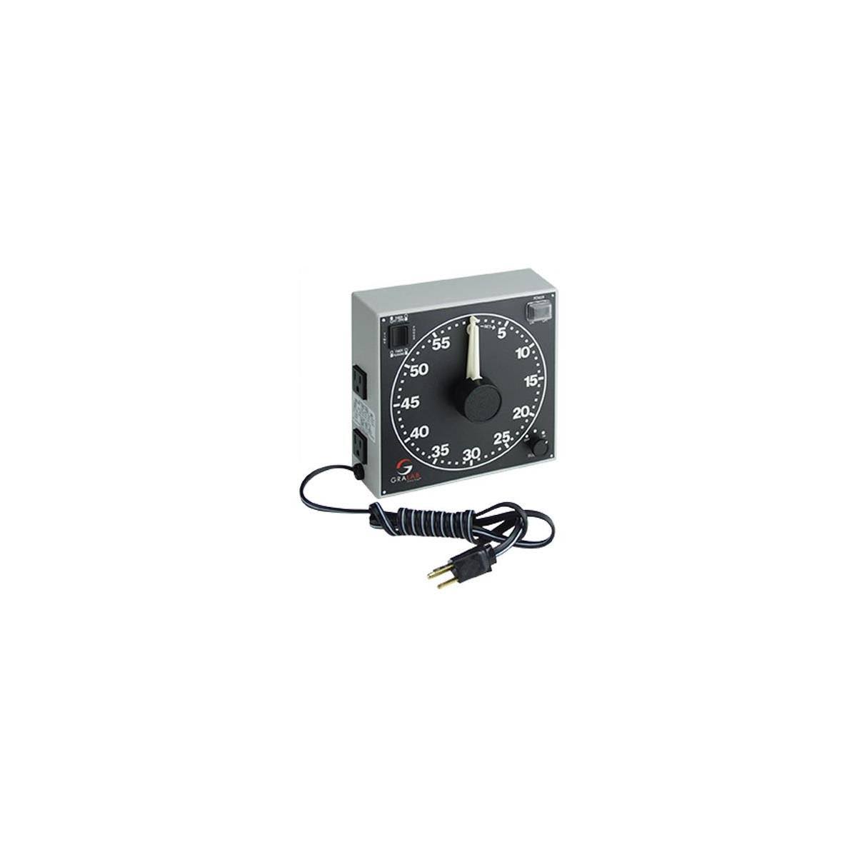 Gralab 300 60-Minute Darkroom Timer, 120V AC Power Rating #7-300-150R