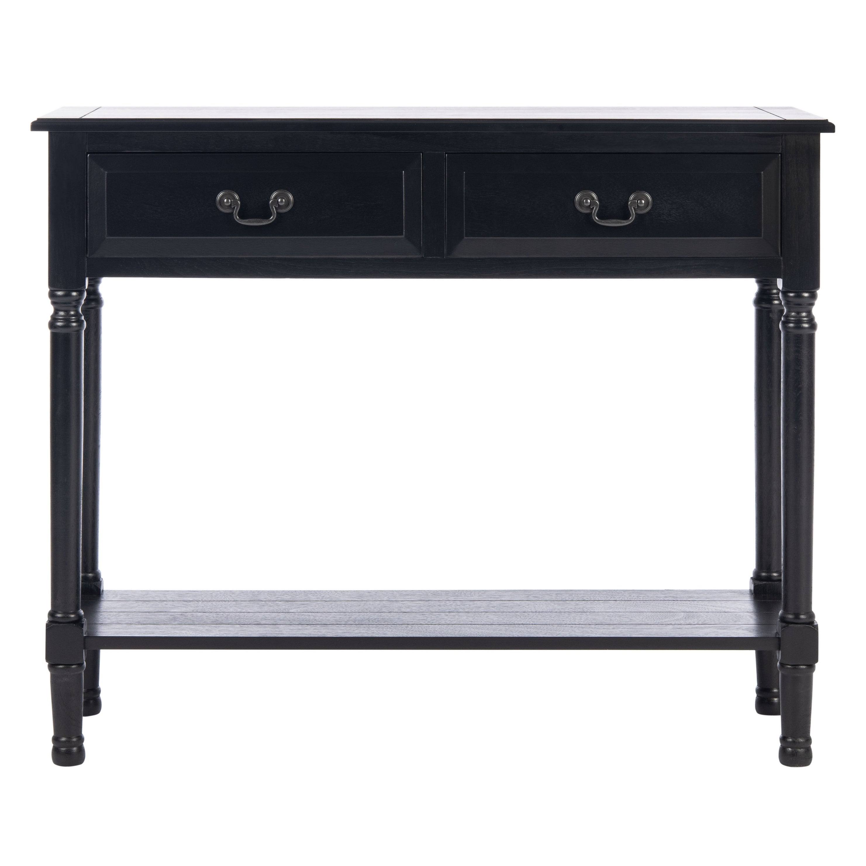 Safavieh Primrose 2 Drawer Console Table-Black