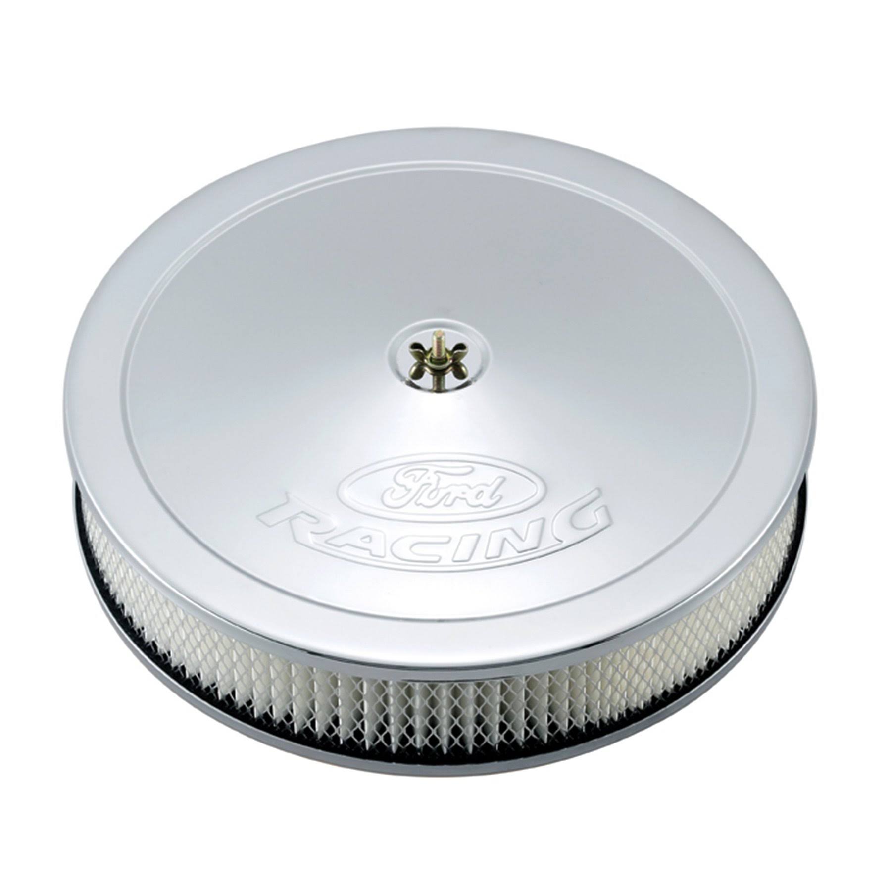 Proform 302-350 Ford Racing Air Cleaner Kit Chrome Raised Logo